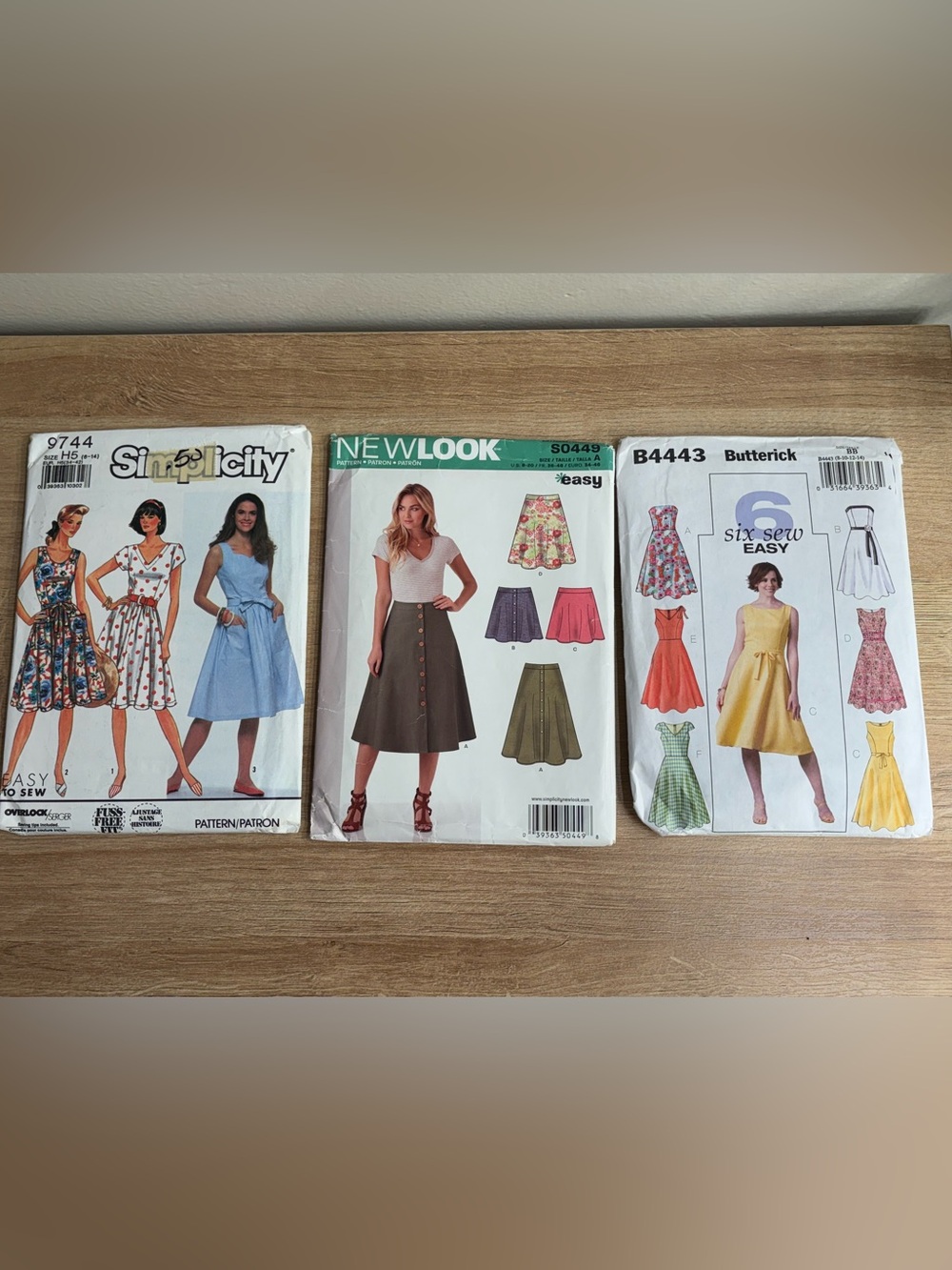 Lot of 3 Women's Apparel Sewing Patterns